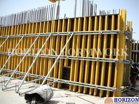 أنظمة تشكيل جدران الخرسانة المهنية مع H20 الحزم والحديد