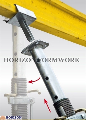 دعامة فولاذية نموذجية 20-350 للحصول على نموذج جدول و H-Flex H20 Formwork Shoring